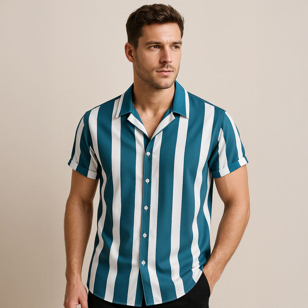 Men's Striped Summer Shirt